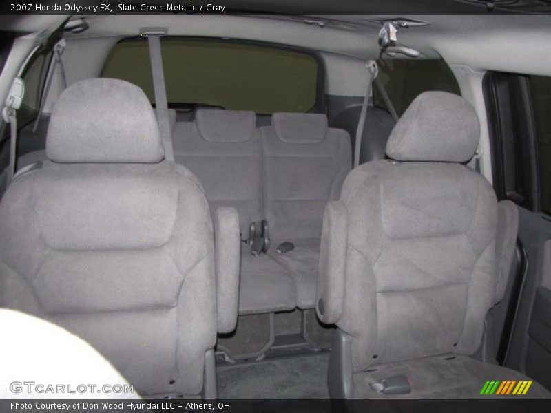 Slate Green Metallic / Gray 2007 Honda Odyssey EX