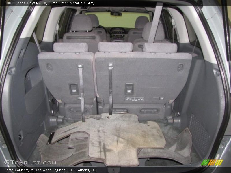 Slate Green Metallic / Gray 2007 Honda Odyssey EX