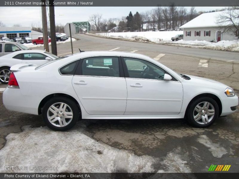 Summit White / Neutral 2011 Chevrolet Impala LT