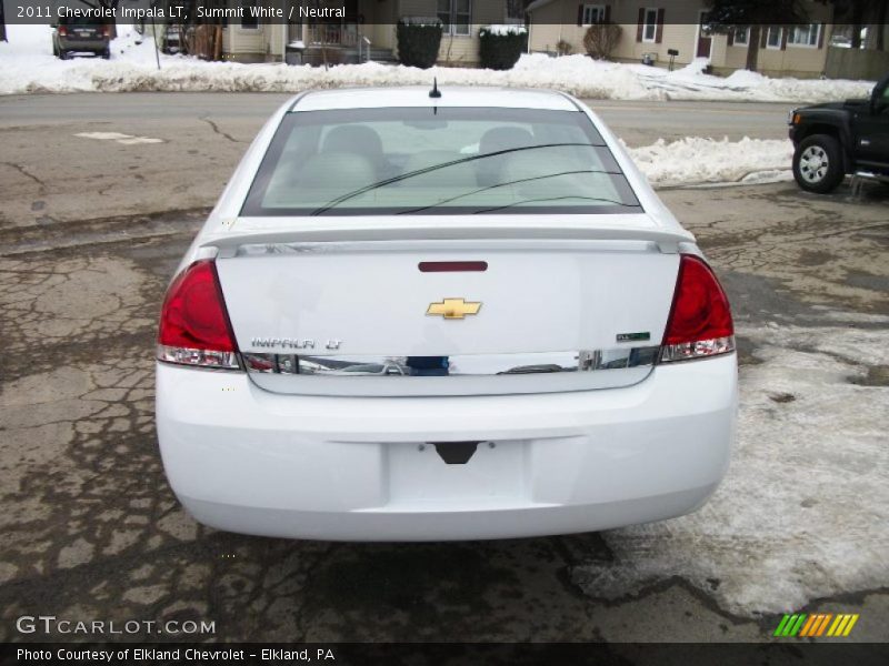 Summit White / Neutral 2011 Chevrolet Impala LT