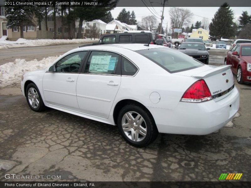 Summit White / Neutral 2011 Chevrolet Impala LT