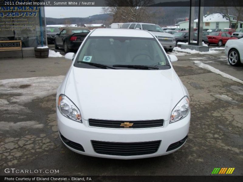 Summit White / Neutral 2011 Chevrolet Impala LT