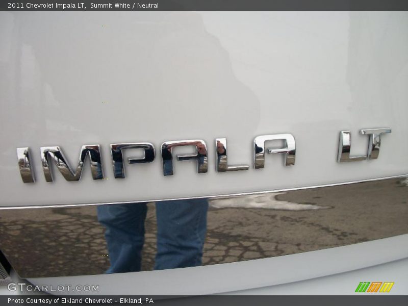 Summit White / Neutral 2011 Chevrolet Impala LT