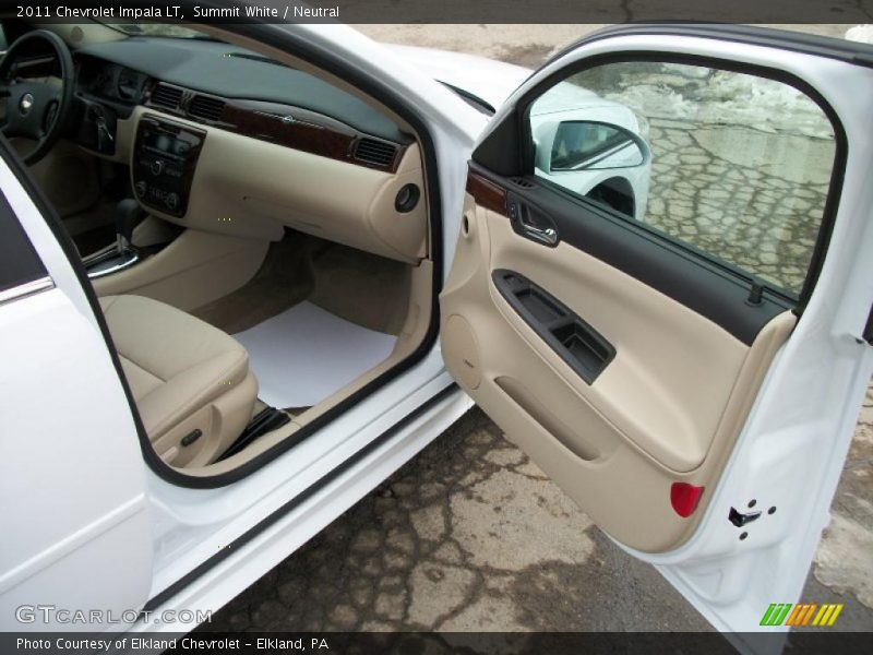 Summit White / Neutral 2011 Chevrolet Impala LT