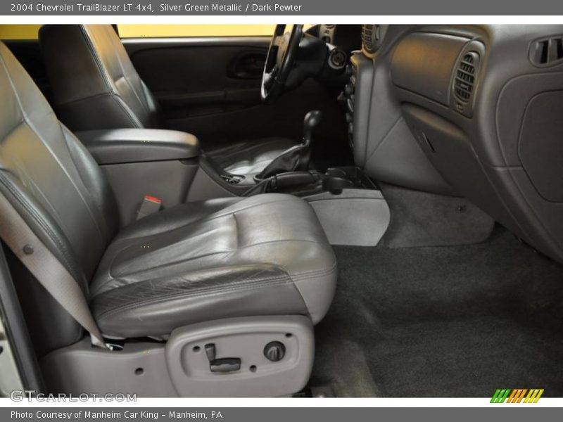 Silver Green Metallic / Dark Pewter 2004 Chevrolet TrailBlazer LT 4x4