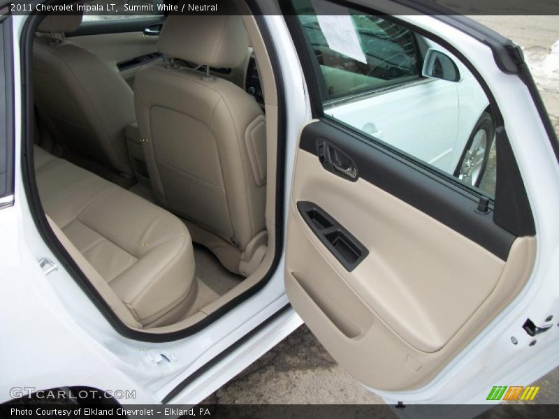 Summit White / Neutral 2011 Chevrolet Impala LT