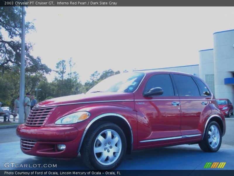 Inferno Red Pearl / Dark Slate Gray 2003 Chrysler PT Cruiser GT
