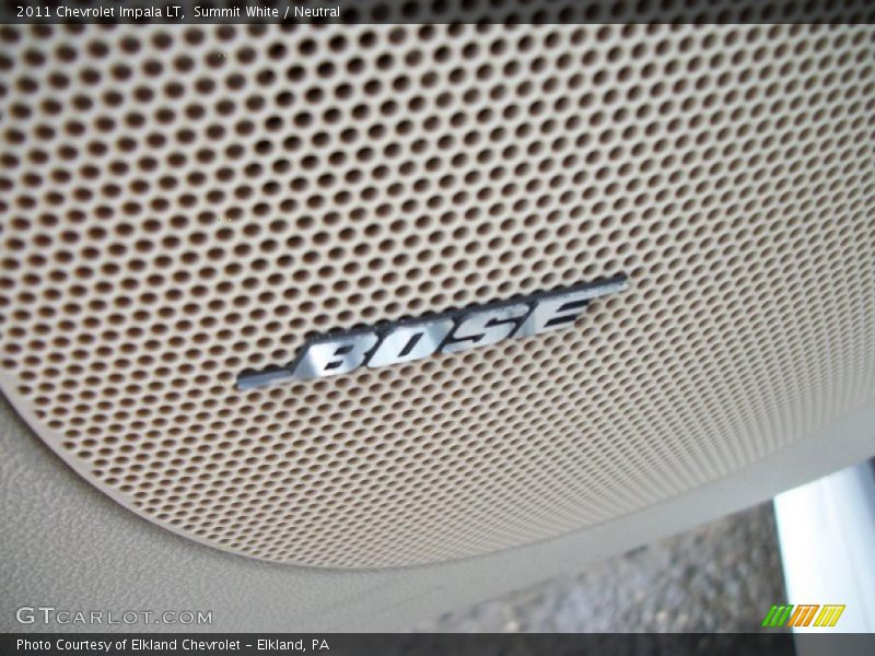 Summit White / Neutral 2011 Chevrolet Impala LT
