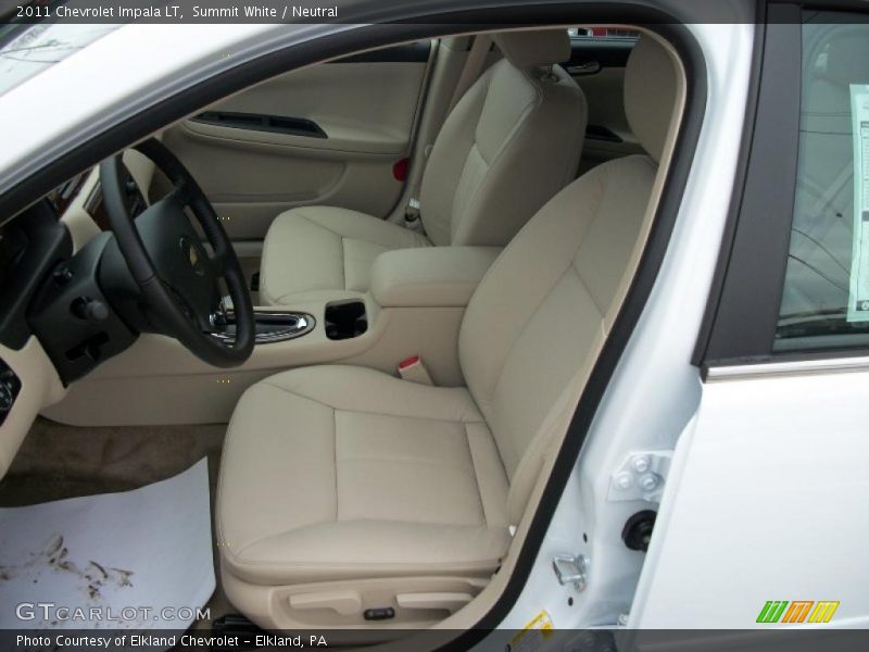 Summit White / Neutral 2011 Chevrolet Impala LT