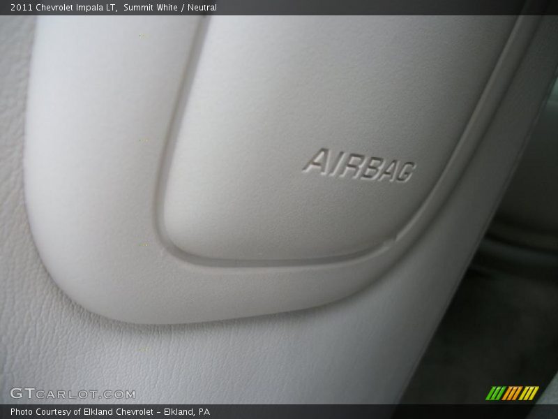 Summit White / Neutral 2011 Chevrolet Impala LT
