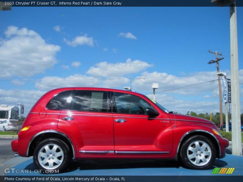 Inferno Red Pearl / Dark Slate Gray 2003 Chrysler PT Cruiser GT