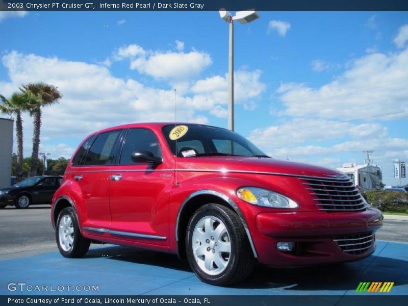 Inferno Red Pearl / Dark Slate Gray 2003 Chrysler PT Cruiser GT