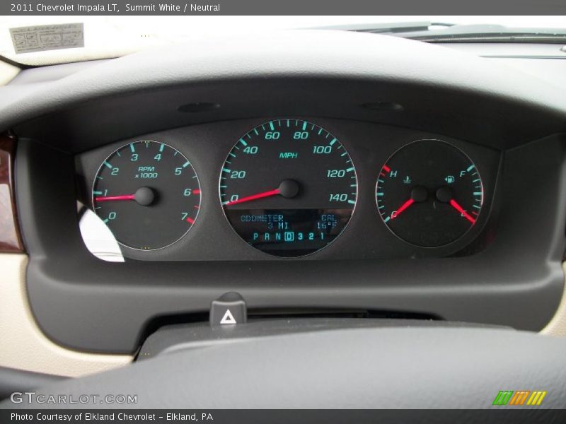 Summit White / Neutral 2011 Chevrolet Impala LT