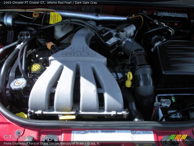 Inferno Red Pearl / Dark Slate Gray 2003 Chrysler PT Cruiser GT