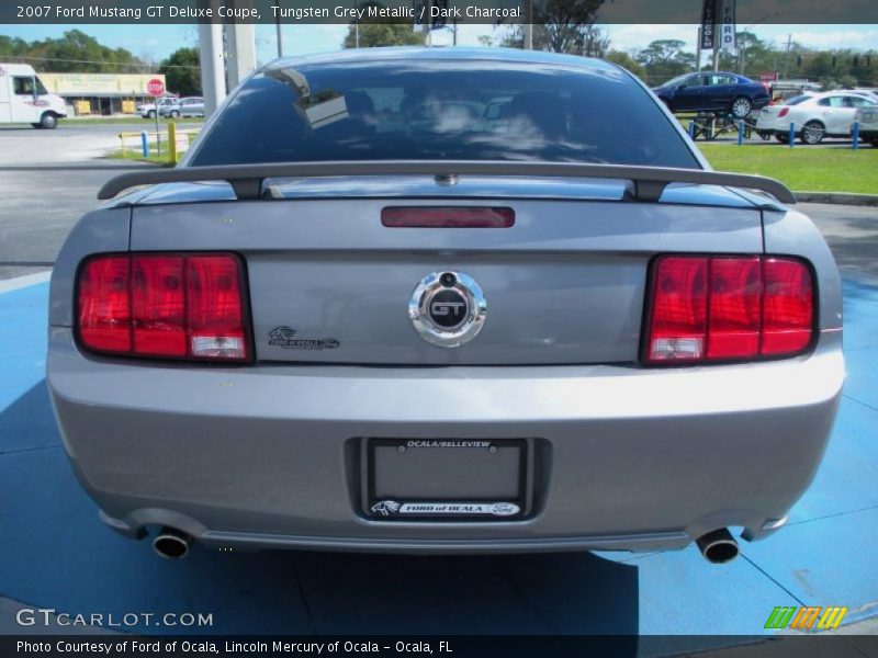 Tungsten Grey Metallic / Dark Charcoal 2007 Ford Mustang GT Deluxe Coupe