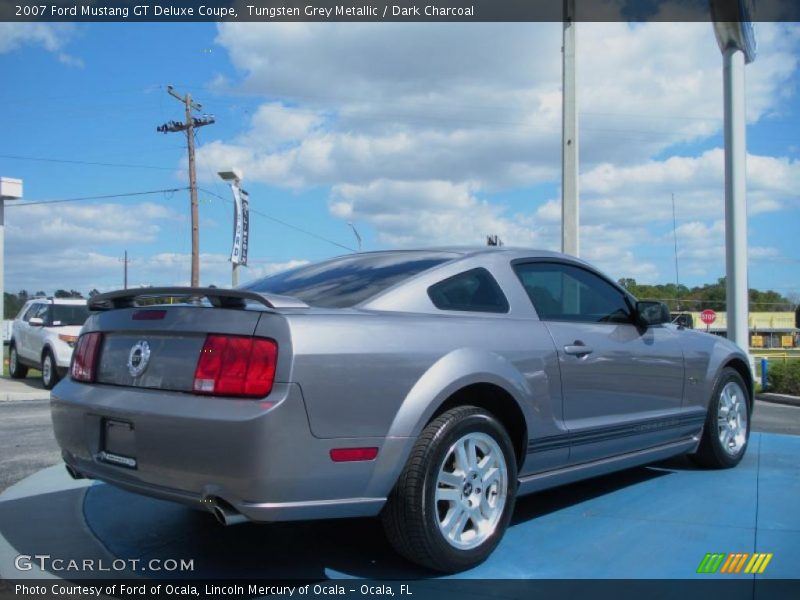 Tungsten Grey Metallic / Dark Charcoal 2007 Ford Mustang GT Deluxe Coupe