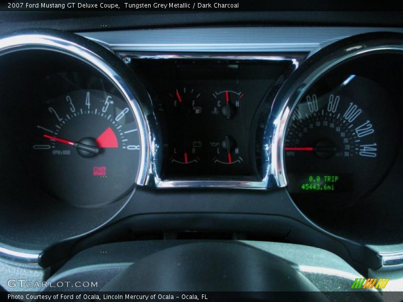 Tungsten Grey Metallic / Dark Charcoal 2007 Ford Mustang GT Deluxe Coupe