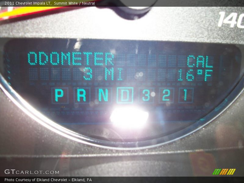 Summit White / Neutral 2011 Chevrolet Impala LT