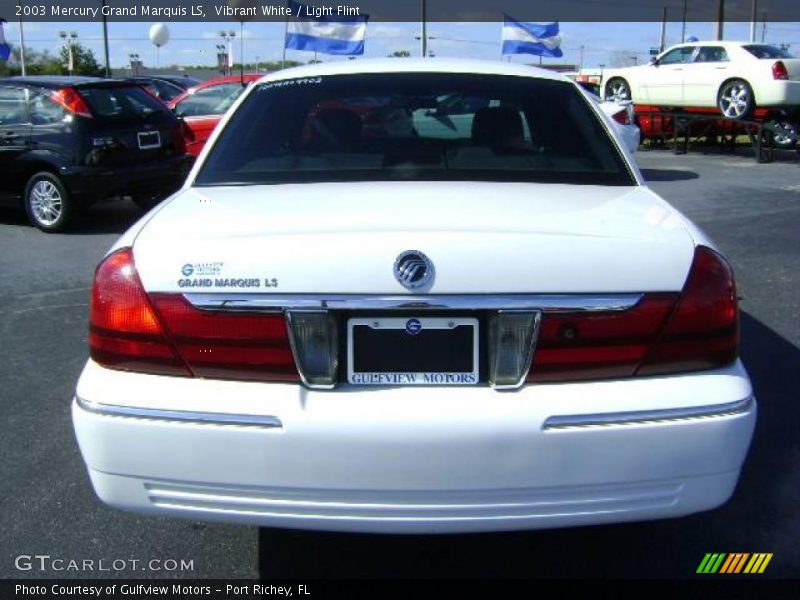 Vibrant White / Light Flint 2003 Mercury Grand Marquis LS