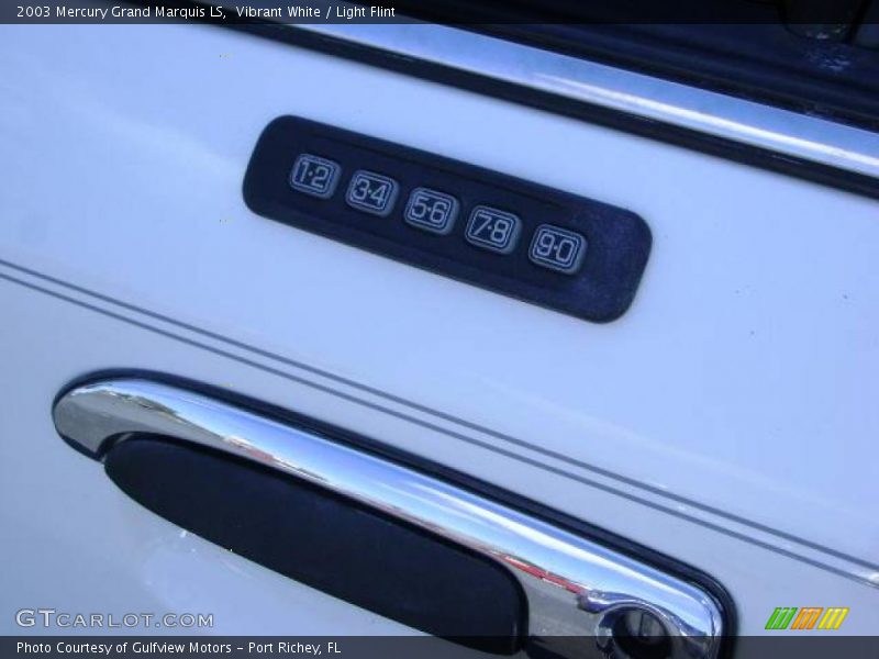 Vibrant White / Light Flint 2003 Mercury Grand Marquis LS