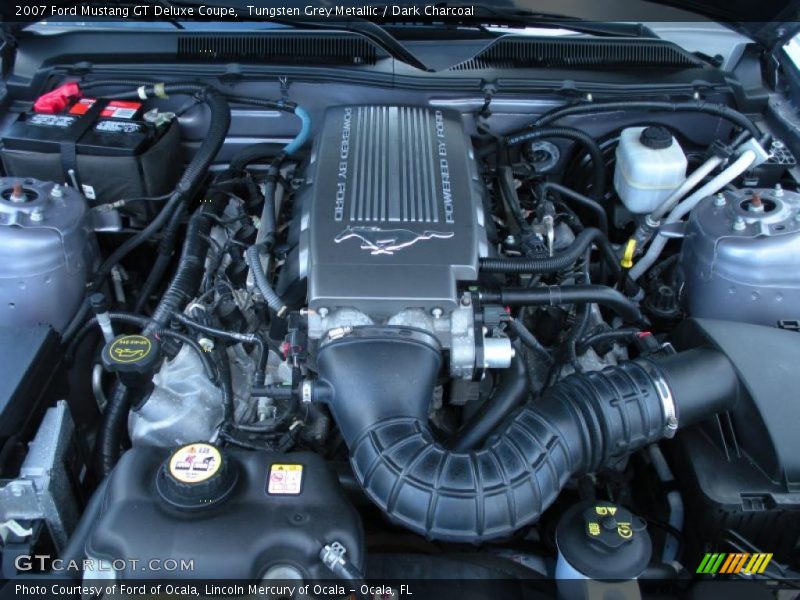 Tungsten Grey Metallic / Dark Charcoal 2007 Ford Mustang GT Deluxe Coupe