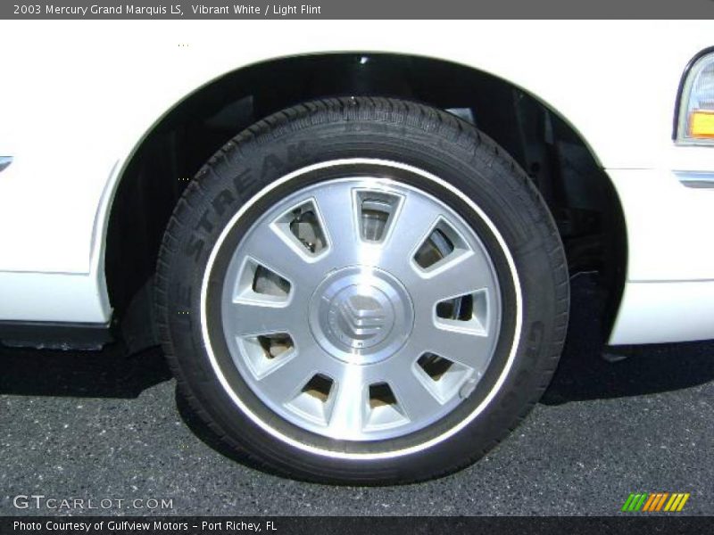 Vibrant White / Light Flint 2003 Mercury Grand Marquis LS