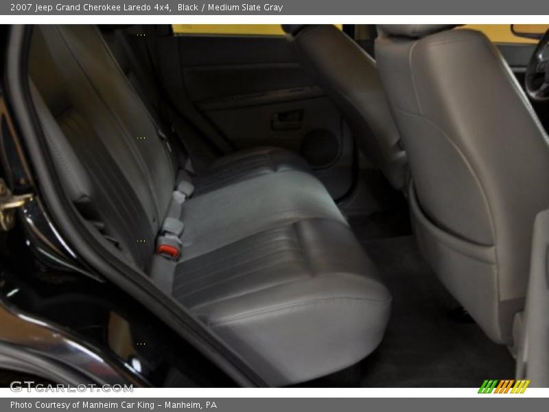 Black / Medium Slate Gray 2007 Jeep Grand Cherokee Laredo 4x4