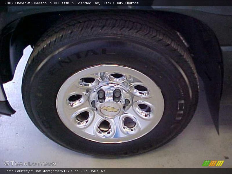 Black / Dark Charcoal 2007 Chevrolet Silverado 1500 Classic LS Extended Cab