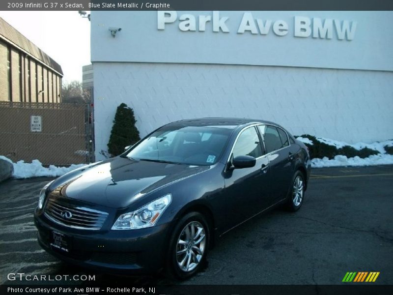 Blue Slate Metallic / Graphite 2009 Infiniti G 37 x Sedan