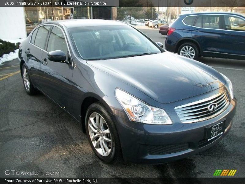 Blue Slate Metallic / Graphite 2009 Infiniti G 37 x Sedan