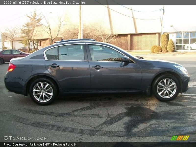 Blue Slate Metallic / Graphite 2009 Infiniti G 37 x Sedan