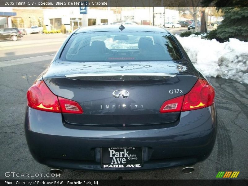 Blue Slate Metallic / Graphite 2009 Infiniti G 37 x Sedan