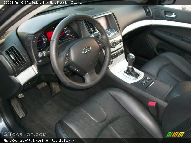 Blue Slate Metallic / Graphite 2009 Infiniti G 37 x Sedan