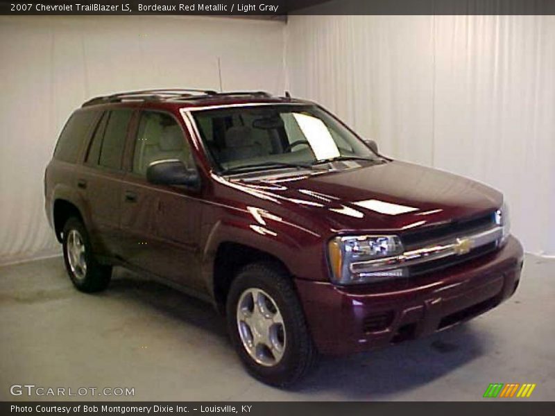 Bordeaux Red Metallic / Light Gray 2007 Chevrolet TrailBlazer LS