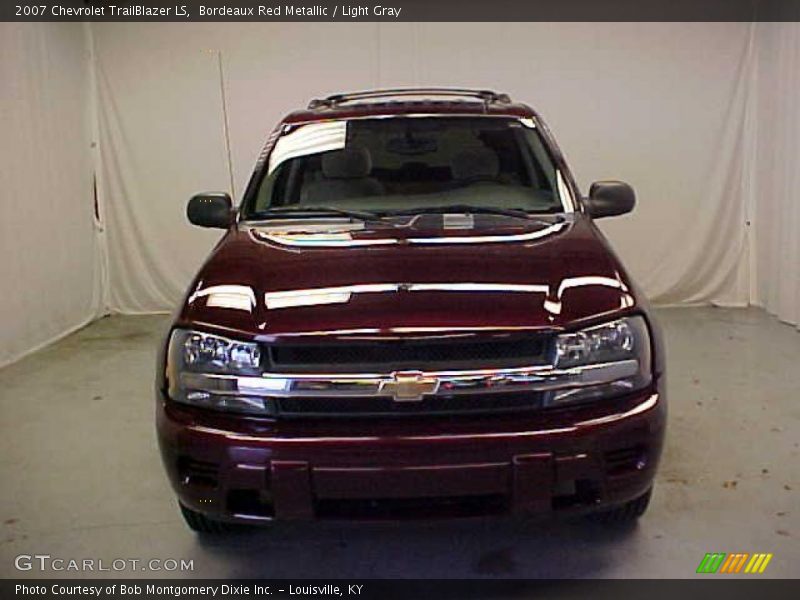 Bordeaux Red Metallic / Light Gray 2007 Chevrolet TrailBlazer LS