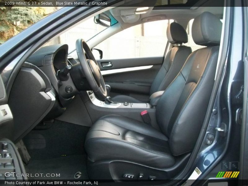 Blue Slate Metallic / Graphite 2009 Infiniti G 37 x Sedan