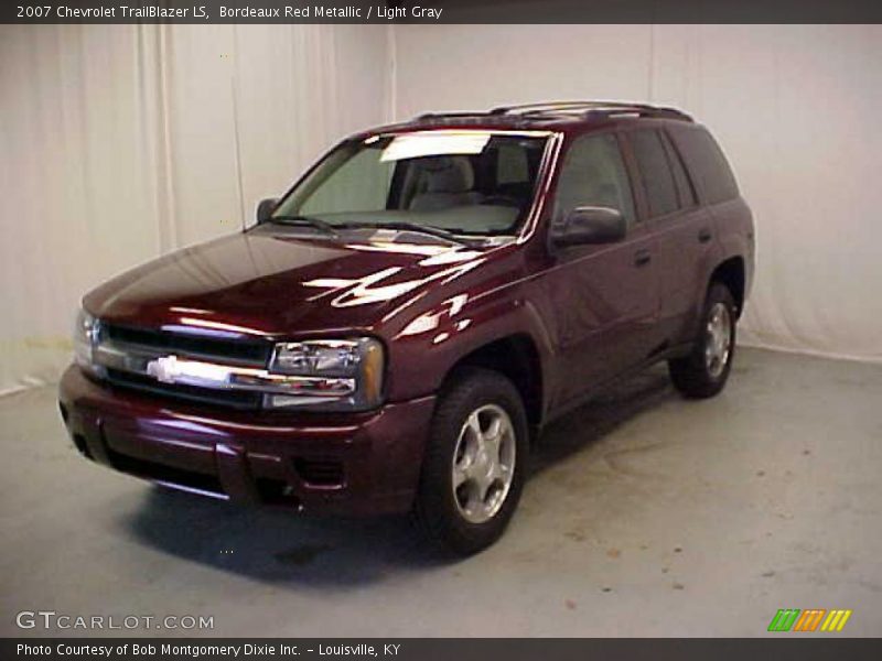 Bordeaux Red Metallic / Light Gray 2007 Chevrolet TrailBlazer LS