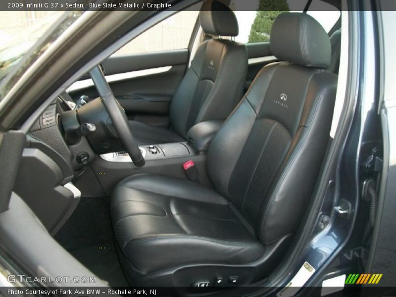 Blue Slate Metallic / Graphite 2009 Infiniti G 37 x Sedan