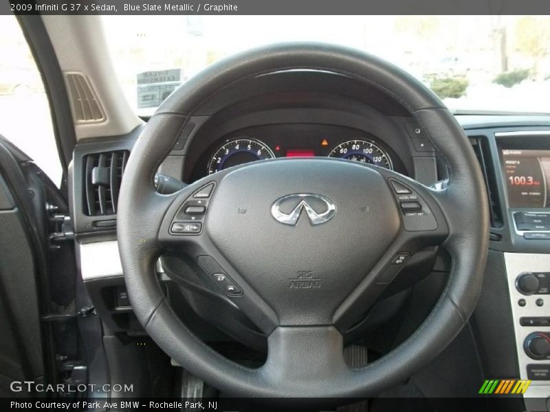 Blue Slate Metallic / Graphite 2009 Infiniti G 37 x Sedan