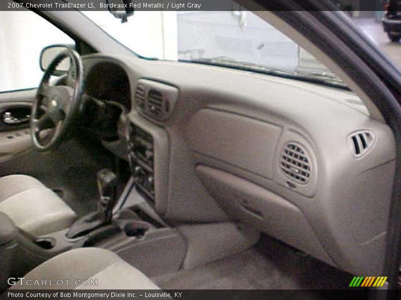 Bordeaux Red Metallic / Light Gray 2007 Chevrolet TrailBlazer LS