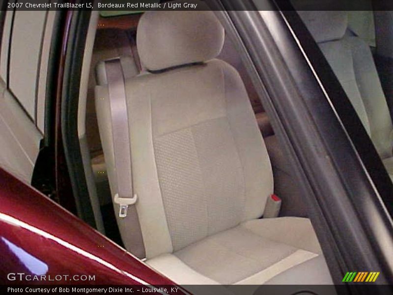 Bordeaux Red Metallic / Light Gray 2007 Chevrolet TrailBlazer LS