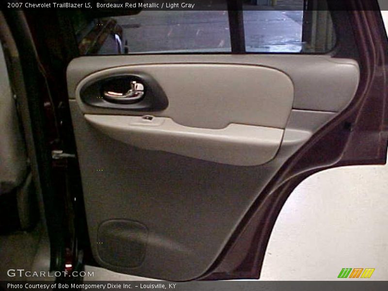 Bordeaux Red Metallic / Light Gray 2007 Chevrolet TrailBlazer LS