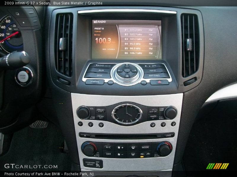 Blue Slate Metallic / Graphite 2009 Infiniti G 37 x Sedan