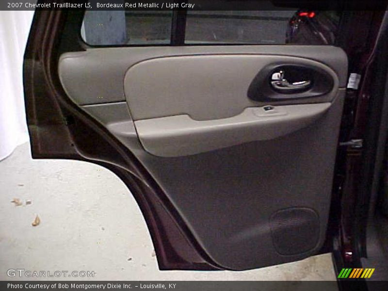 Bordeaux Red Metallic / Light Gray 2007 Chevrolet TrailBlazer LS