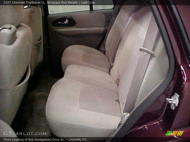 Bordeaux Red Metallic / Light Gray 2007 Chevrolet TrailBlazer LS