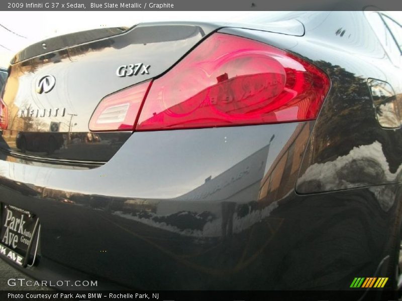 Blue Slate Metallic / Graphite 2009 Infiniti G 37 x Sedan