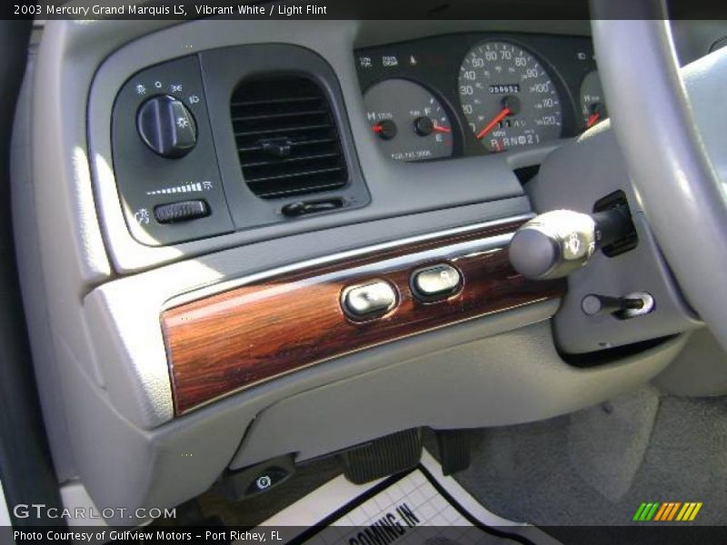 Vibrant White / Light Flint 2003 Mercury Grand Marquis LS