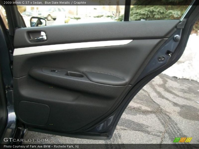 Blue Slate Metallic / Graphite 2009 Infiniti G 37 x Sedan