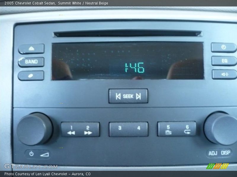 Summit White / Neutral Beige 2005 Chevrolet Cobalt Sedan