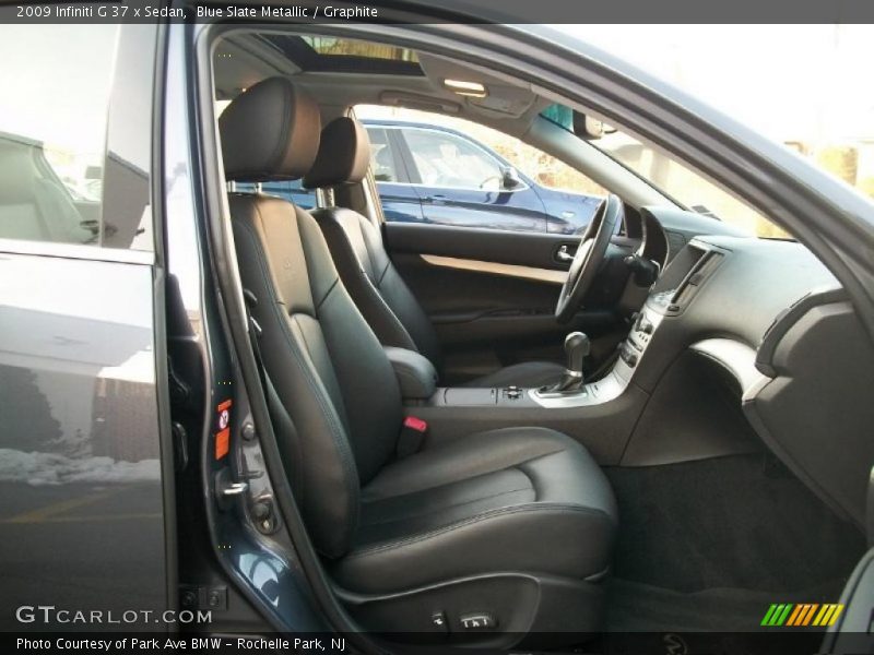 Blue Slate Metallic / Graphite 2009 Infiniti G 37 x Sedan